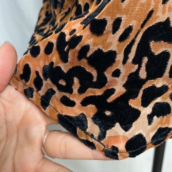 LULUS Intention Brown Leopard Burnout Velvet Print Dress - Picture 17 of 17